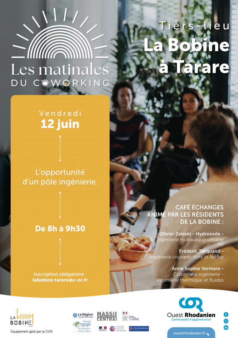 Affiche les matinales coworking juin2026