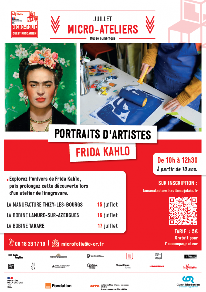 Musee portrait d artiste frida kahlo juillet 2026