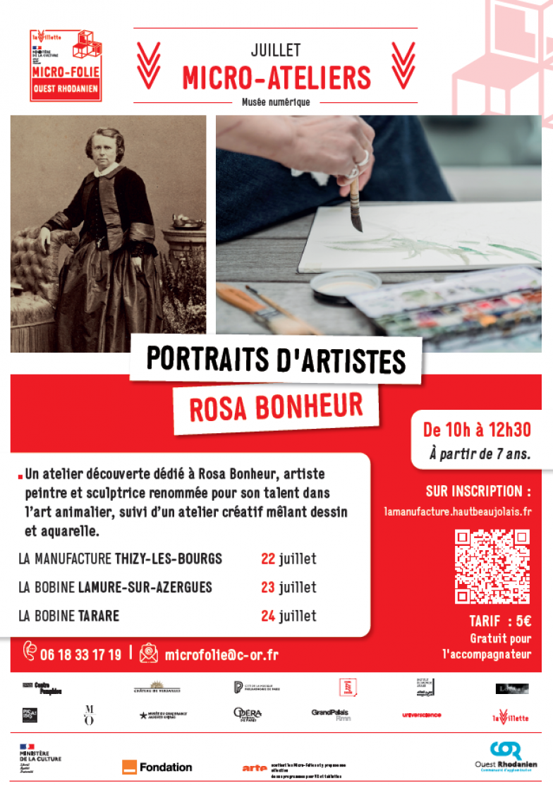 Musee portrait d artiste rosa bonheur juillet 2026