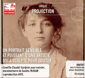 Projection sur CAMILLE CLAUDEL