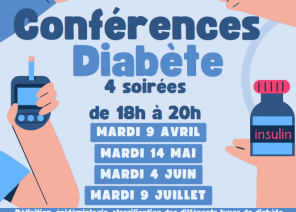 Des conférences sur le diabète