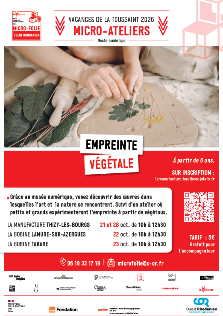 Micro atelier musee oct 2026