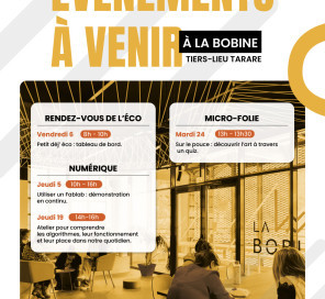 PROGRAMMATION la Bobine Tarare - SEPTEMBRE