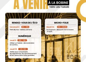 PROGRAMMATION la Bobine Tarare - SEPTEMBRE
